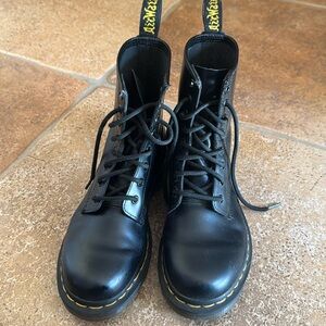 Doc Martens 1460 Smooth Leather Lace Up Boots